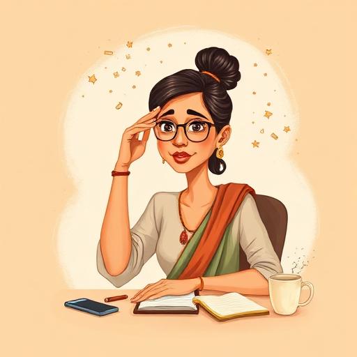 Illustration representing brain fog