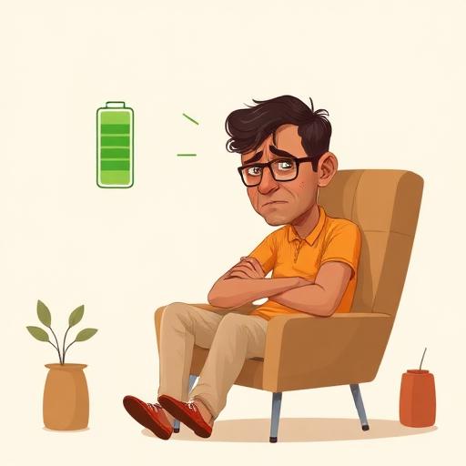 Illustration representing low energy