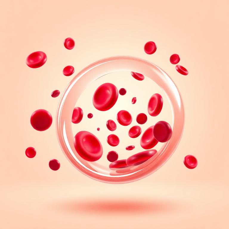 Colorful 3D illustration representing Blood Health