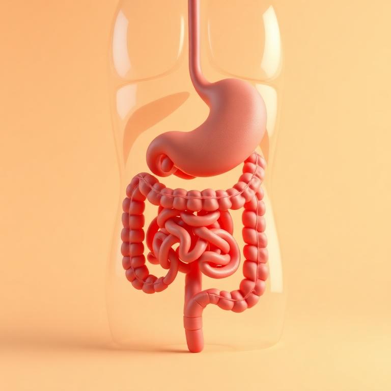 Colorful 3D illustration representing Gut & Digestion