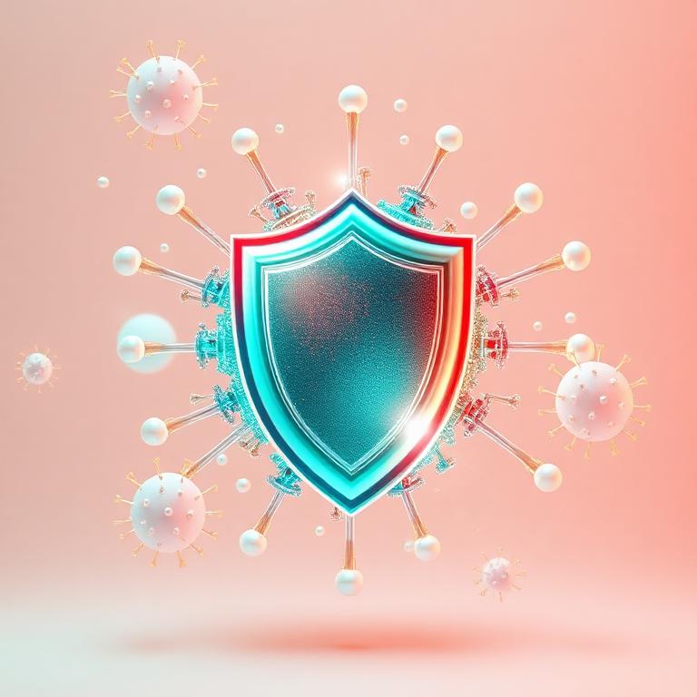 Colorful 3D illustration representing Immune Function