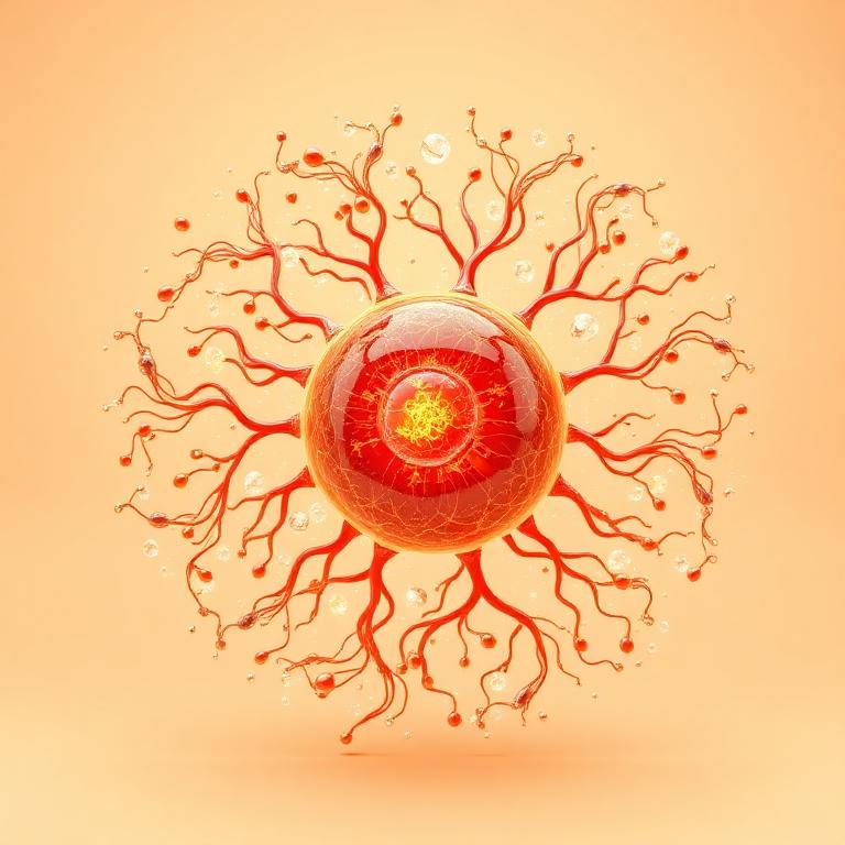 Colorful 3D illustration representing Metabolism